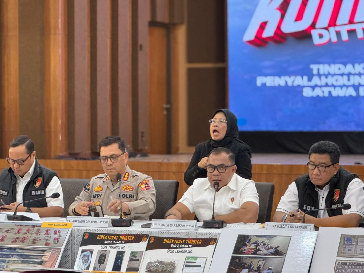 Bareskrim Gagalkan Penjualan Sisik Trenggiling