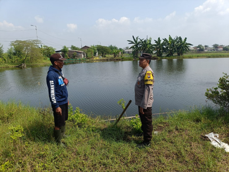 Bhabinkamtibmas Glagaharum Wujudkan Ketahanan Pangan Lewat Budidaya Ikan Nila