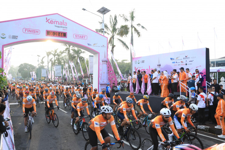 Hari Kedua Tour of Kemala 2025 Meriah, 1.794 Peserta Ramaikan Lintasan di Yogyakarta