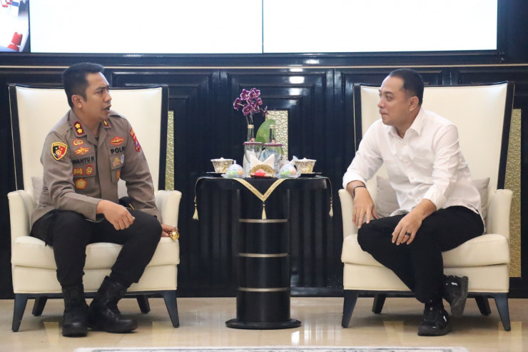 Walikota Eri Cahyadi dan Kapolres Pelabuhan Tanjungperak Kolaborasi Ciptakan Kota Surabaya Aman