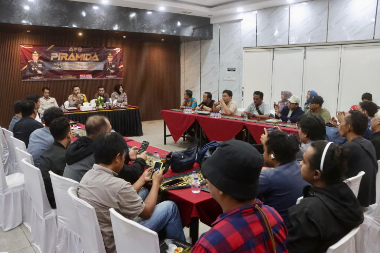 Perkuat Sinergitas Melalui Piramida Kapolres Probolinggo Ajak Awak Media Jaga Kamtibmas